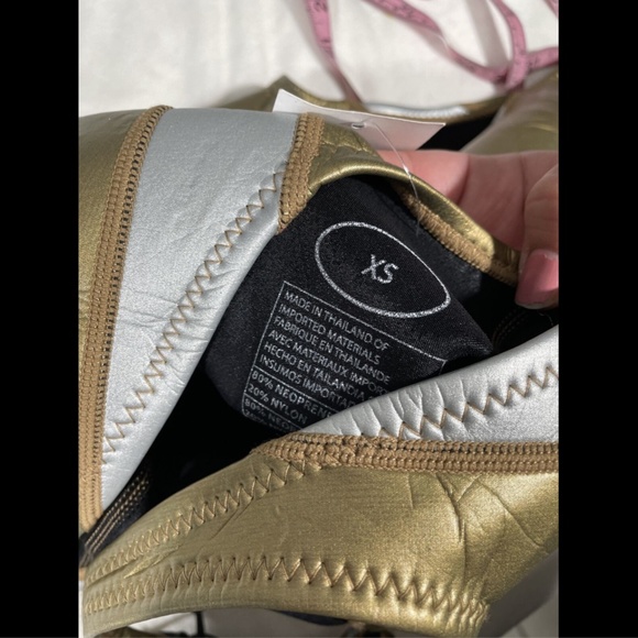 NWD Cynthia‎ Rowley Golden Stripe One Piece XS - Picture 11 of 12